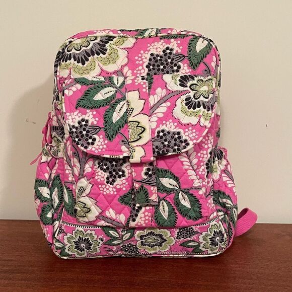 Vera Bradley Backpack in Priscilla Pink NWOT - Picture 1 of 11
